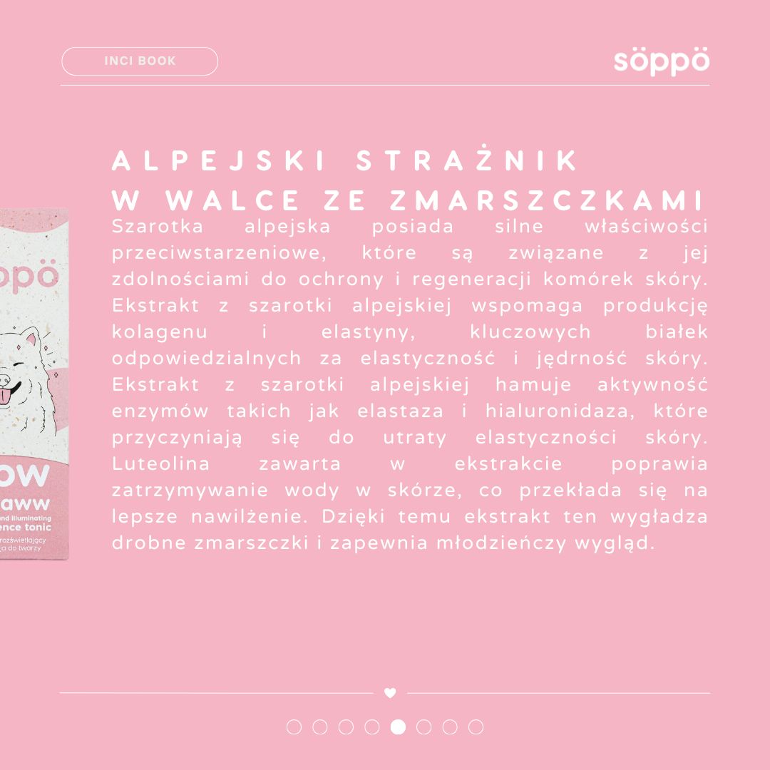przeciwstarzeniowe działanie szarotki alpejskiej